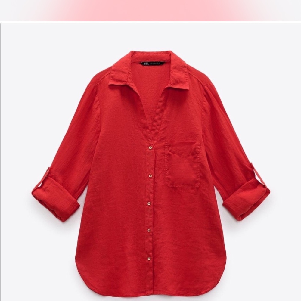 Zara linen Blouse